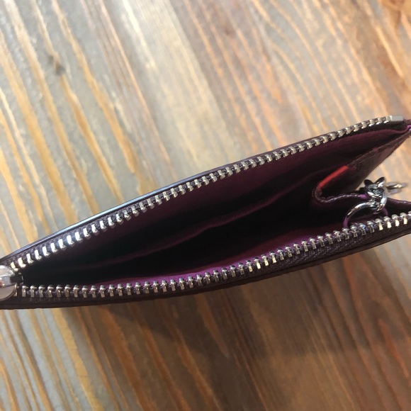 Coach Floral Print Zip Mini - Picture 3 of 7